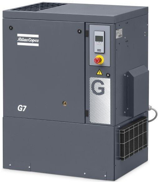 Atlas Copco G7L-125 AP, 10 HP Rotary Screw Air Compressor