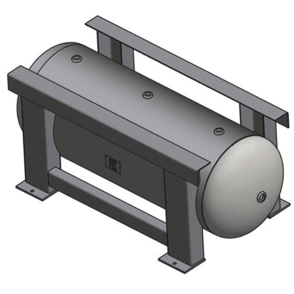 Steel Fab 200 Gallon Grasshopper Horizontal Air Tank