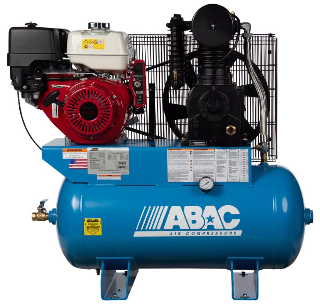 ABAC Gas Powered Two-Stage Piston Air Compressor