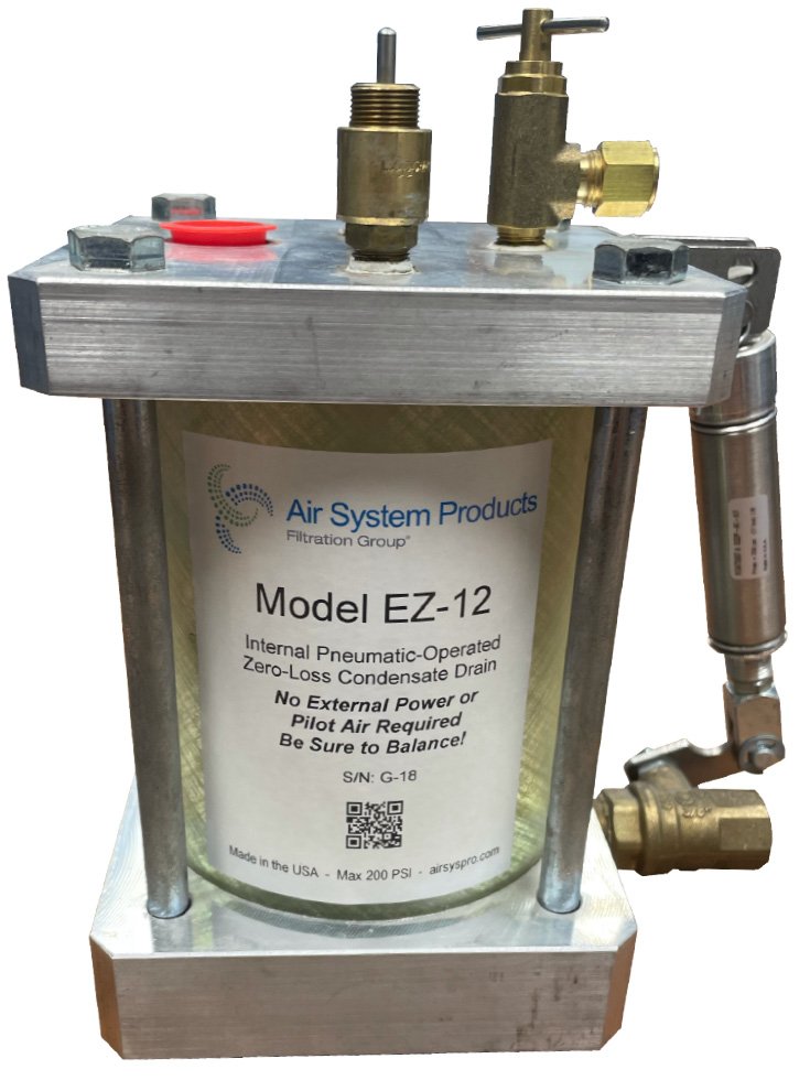 Air System Products EZ-Drain Zero Loss Drain