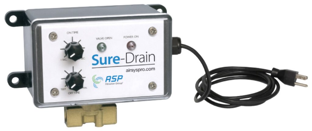 Air System Products Sure-Drain Series Timer Drain