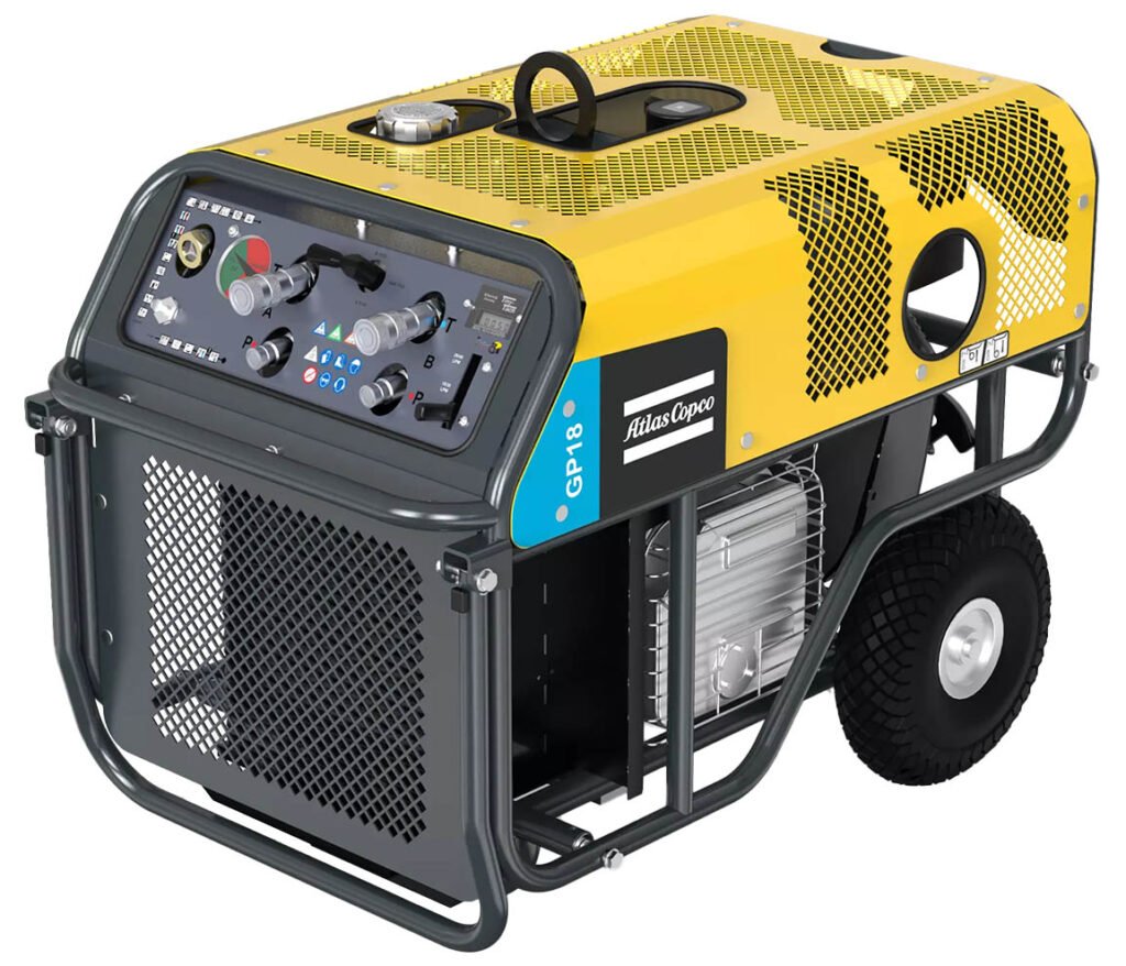 Atlas Copco GP18 Multiflow Hydraulic Gasoline Power Pack