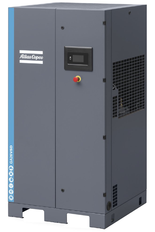 Atlas Copco GA 22-37 VSDS Variable Speed Rotary Screw Compressor
