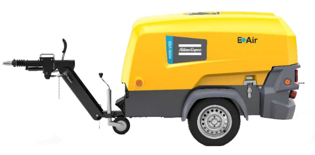 Atlas Copco E-Air Series H250 Variable Speed Rotary Screw Air Compressor