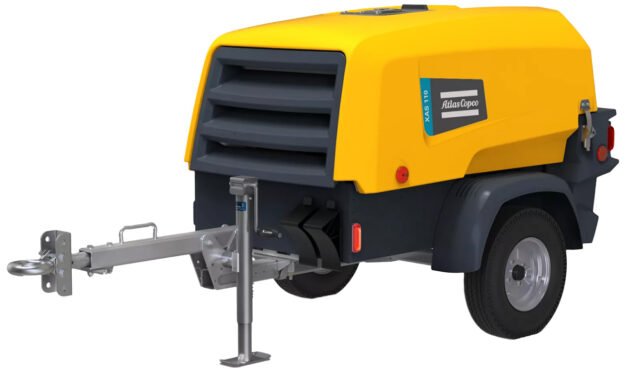 Atlas Copco XAS 110 KD Portable Rotary Screw Air Compressor