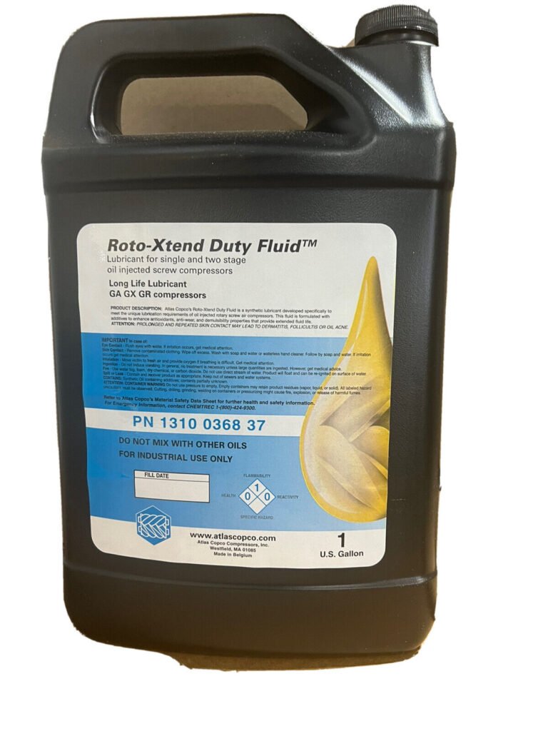 Atlas Copco Roto-Xend Synthetic Lubricant – 1 Gallon Jug