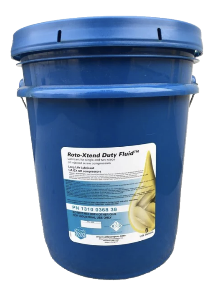 Atlas Copco Roto-Xtend Synthetic Lubricant – 5 Gallon Pail