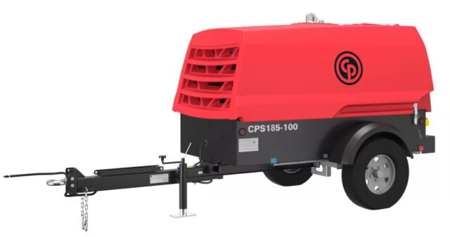 Chicago Pneumatic CPS 185 KoD, 185 CFM Portable Rotary Screw Air Compressor