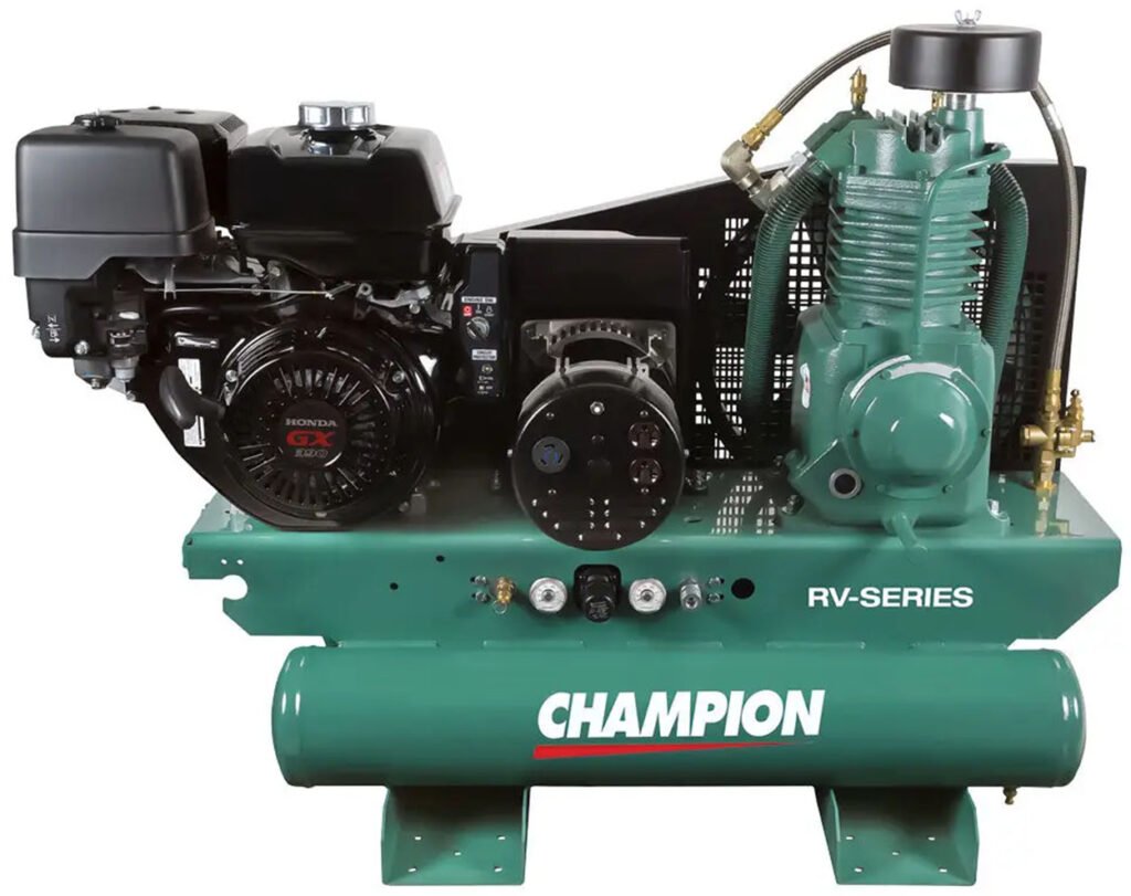 Champion Centurion II Two Stage Piston Air Compressor and Generator