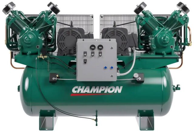Champion PL-Series Duplex Pressure Lubricated Two Stage Piston Air Compressor