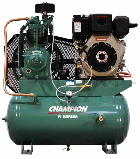 Champion R-Series Diesel Powered Two Stage Piston Air Compressor