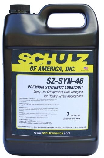 Schulz Compressors Synthetic Rotary Oil Lubricant