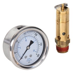 Midwest-Control Tank Kit – Safety Valve and LF CBM Gauge