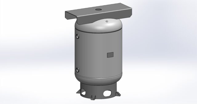 Morganton 120 Gallon, 200 PSI, 30″ x 45″ Vertical Tank w/ Base Ring & Top Plate