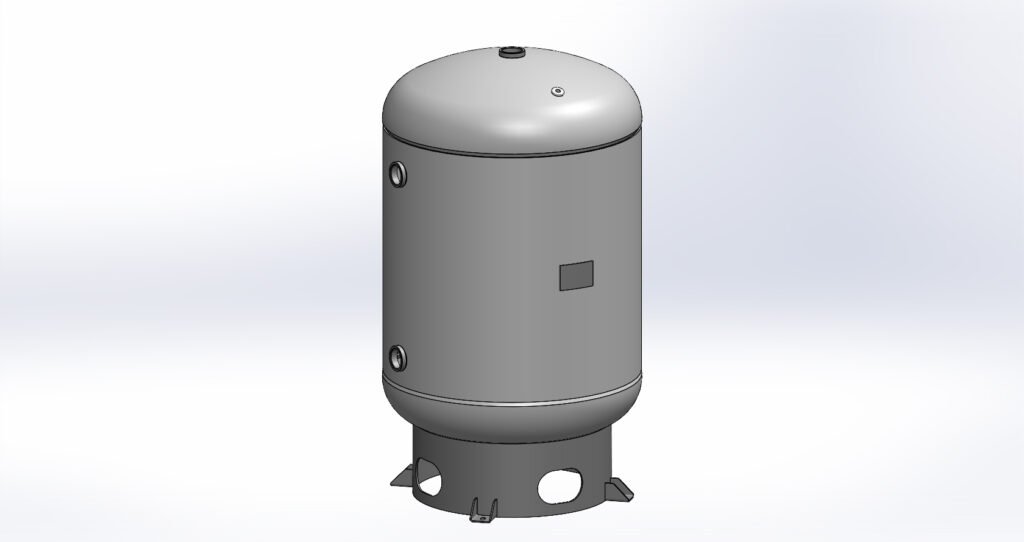 Morganton 120 Gallon, 200 PSI, 30″ x 45″ Vertical Tank w/ Base Ring