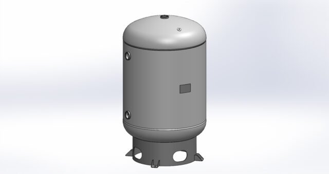 Morganton 120 Gallon, 200 PSI, 30″ x 45″ Vertical Tank w/ Base Ring