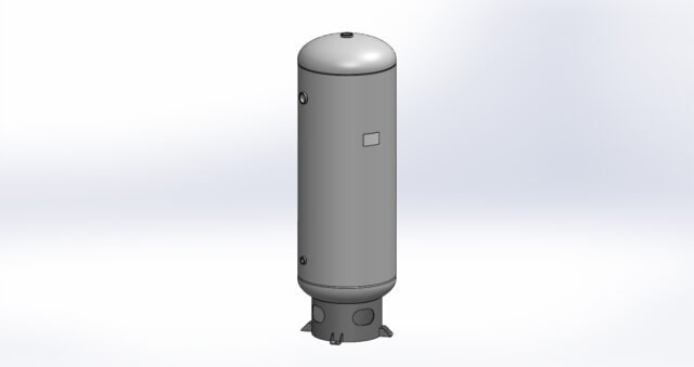Morganton 120 Gallon, 200 PSI, 24″ x 67″ Vertical Tank w/ Base Ring