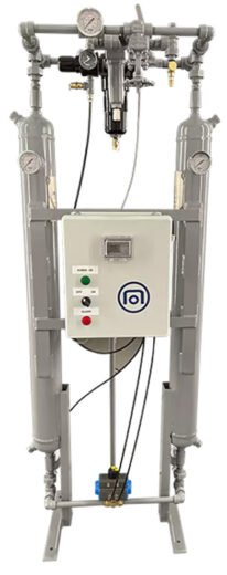 nano-purification solutions D5 High Pressure Heatless Twin Tower Desiccant Air Dryer