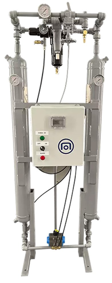 nano-purification solutions D5 High Pressure Heatless Twin Tower Desiccant Air Dryer