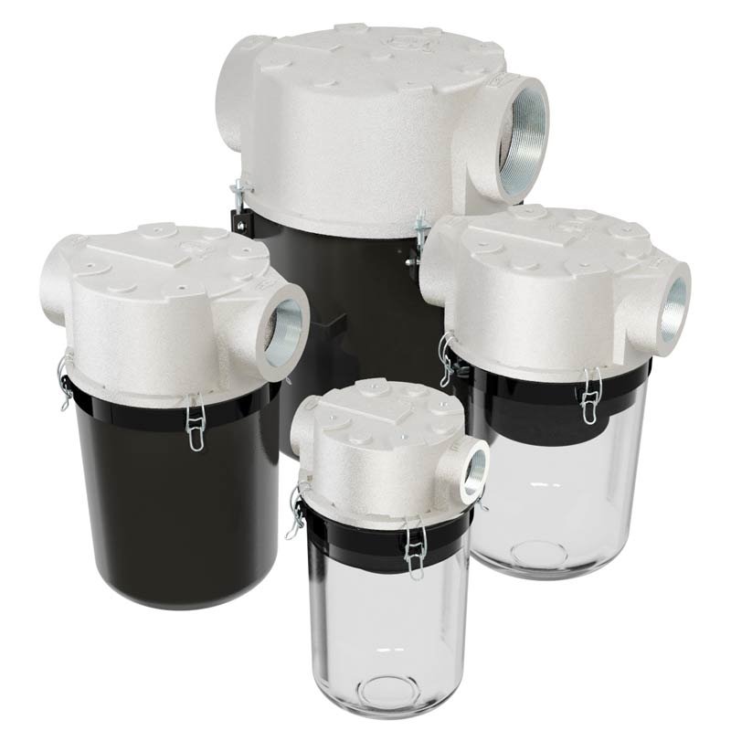 Solberg SpinMeister® ST/CT Series, 2″ to 6″, Centrifugal Precleaner Filter for Blower & Vacuum Pumps