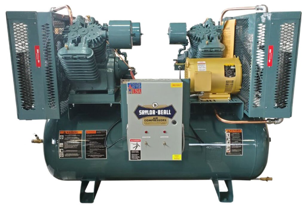 Saylor-Beall Performance Package Duplex Two Stage Piston Air Compressor