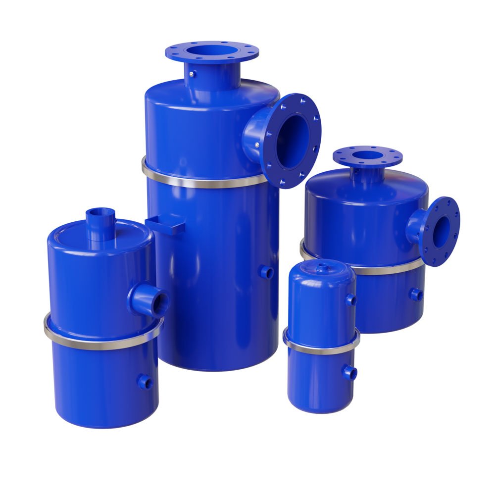 Solberg LRS Series, 3/4″ to 6″, Right Angle Liquid Separator