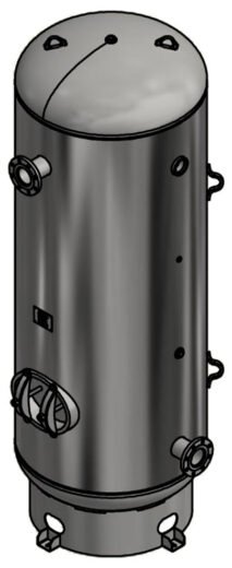 Steel Fab 660 Gallon Vertical Air Tank