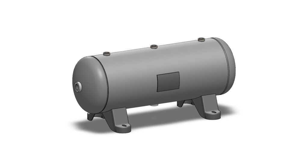 Morganton 10 Gallon, 200 PSI, 10″ x 30″ Horizontal Tank w/ Feet