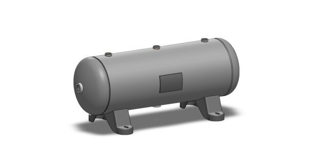 Morganton 10 Gallon, 200 PSI, 10″ x 30″ Horizontal Tank w/ Feet