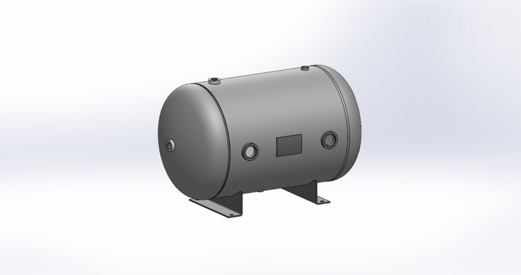 Morganton 30 Gallon, 200 PSI, 18″ x 31″ Horizontal Tank w/ Feet