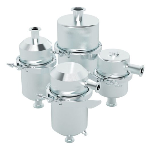 Solberg VTL/VTS Series, NW16 to NW50 Connection, Chemical Adsorption Inlet Vacuum Traps