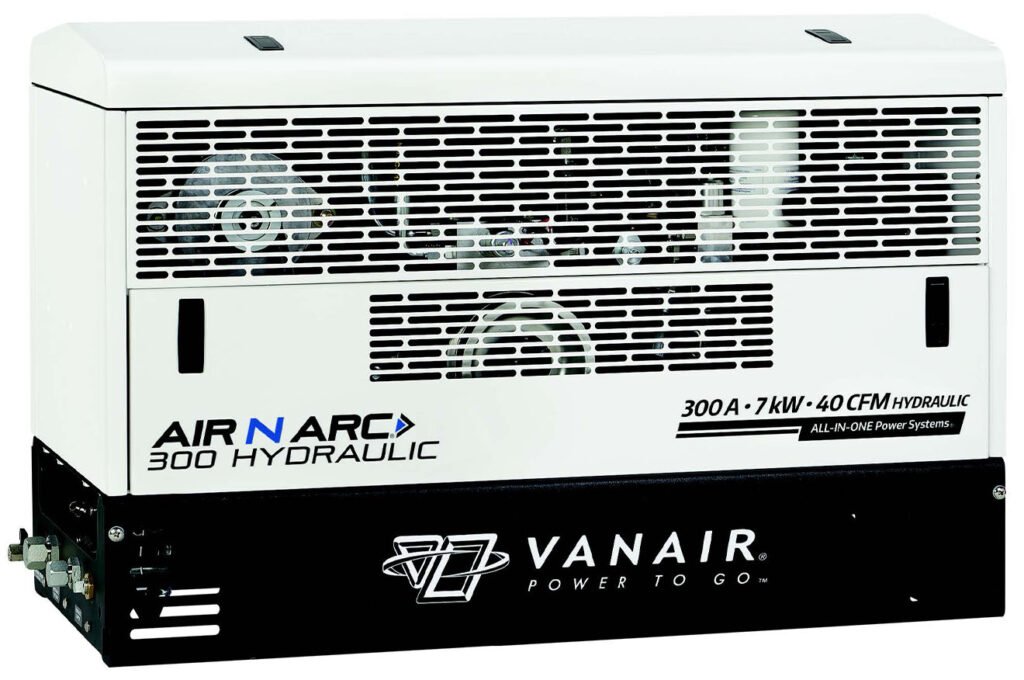 Vanair Air N Arc 300 Hydraulic Rotary Screw Air Compressor with Generator/Welder