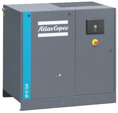 Atlas Copco GA15P 125 TRIV_460/60 FM, 20 HP Tri-Voltage Rotary Screw Air Compressor