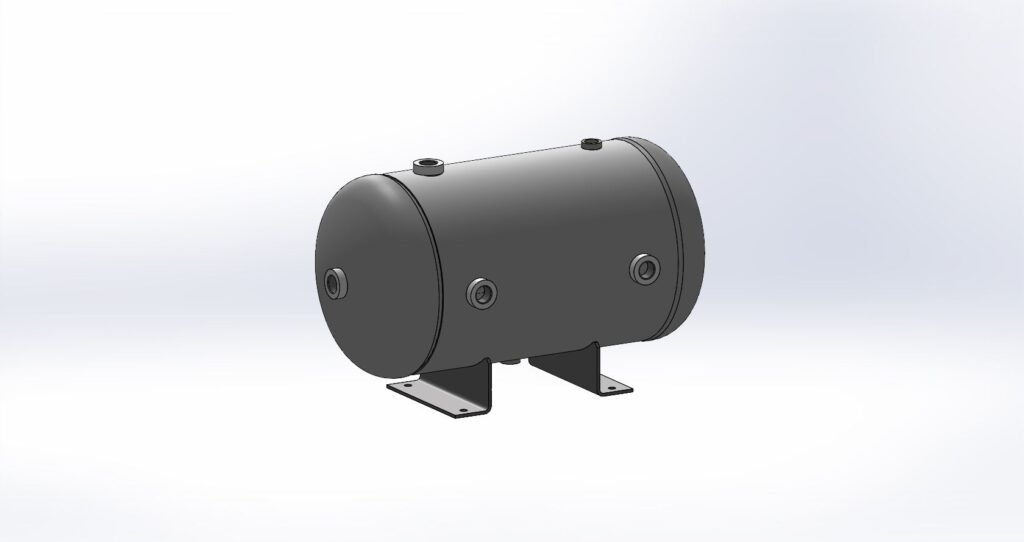 Morganton 10 Gallon, 200 PSI, 12″ x 23″ Horizontal Tank w/ Feet