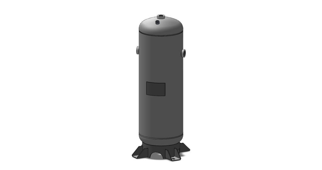 Morganton 10 Gallon, 200 PSI, 10″ x 30″ Vertical Tank w/ Base Ring