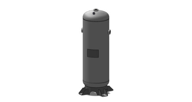 Morganton 10 Gallon, 200 PSI, 10″ x 30″ Vertical Tank w/ Base Ring