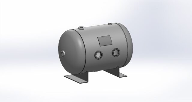 Morganton 13 Gallon, 200 PSI, 14″ x 23″ Horizontal Tank w/ Feet