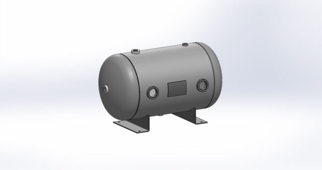 Morganton 15 Gallon, 200 PSI, 14″ x 26″ Horizontal Tank w/ Feet