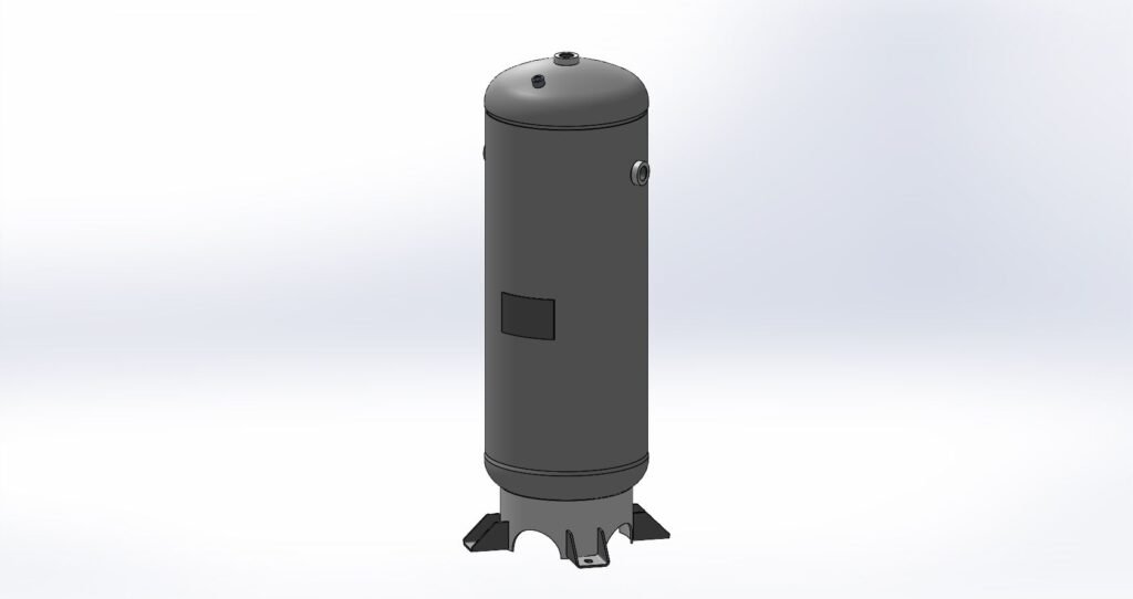 Morganton 15 Gallon, 200 PSI, 12″ x 33″ Vertical Tank w/ Base Ring