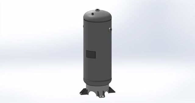 Morganton 15 Gallon, 200 PSI, 12″ x 33″ Vertical Tank w/ Base Ring