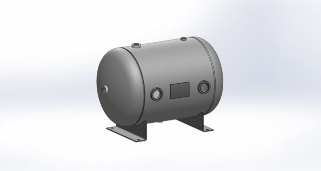 Morganton 19 Gallon, 200 PSI, 16″ x 25″ Horizontal Tank w/ Feet