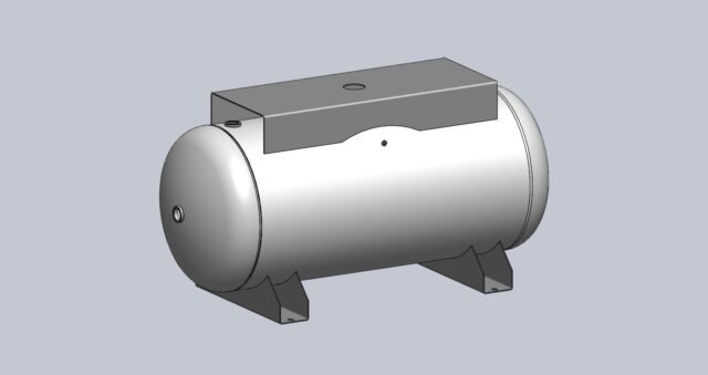 Morganton 200 Gallon, 200 PSI, 30″ x 72″ Horizontal Tank w/ Saddle & Top Plate