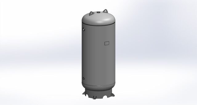 Morganton 200 Gallon, 200 PSI, 30″ x 72″ Vertical Tank w/ Base Ring