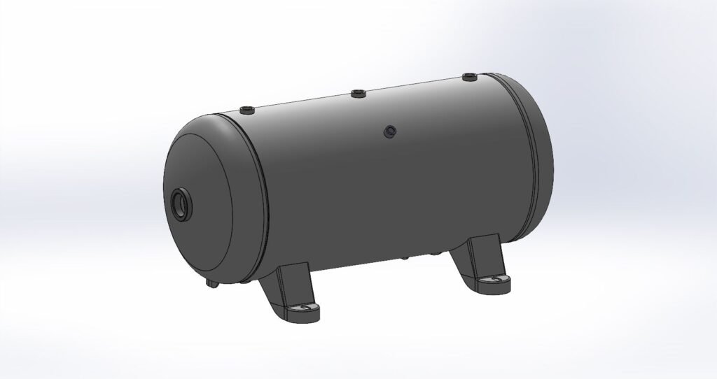 Morganton 20 Gallon, 200 PSI, 14″ x 33″ Horizontal Tank w/ Feet