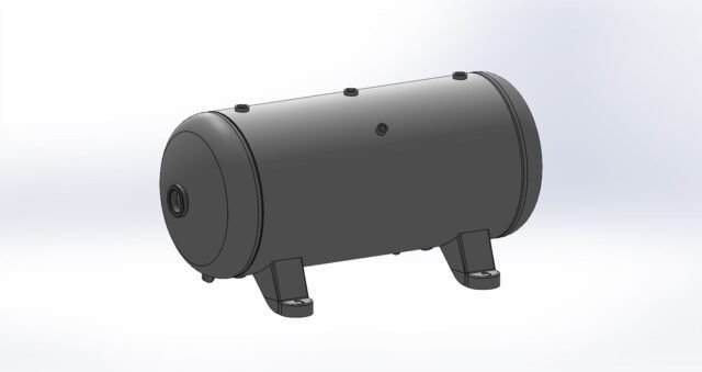Morganton 20 Gallon, 200 PSI, 14″ x 33″ Horizontal Tank w/ Feet