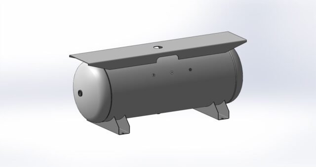 Morganton 240 Gal, 200PSI, 30″x84″ Horizontal Tank w/ Saddle & Extended Top Plate