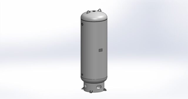 Morganton 240 Gallon, 300 PSI, 30″ x 84″ Vertical Tank w/ Base Ring