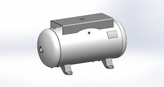 Morganton 30 Gallon, 200 PSI, 16″ x 38″ Horizontal Tank w/ Feet & Top Plate