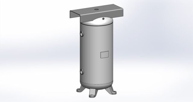 Morganton 30 Gallon, 200 PSI, 16″ x 38″ Vertical Tank w/ Feet & Top Plate