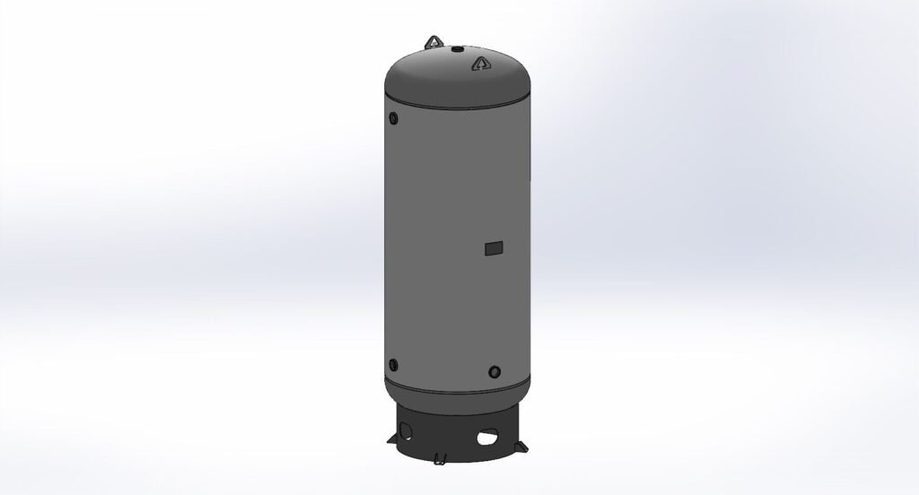 Morganton 660 Gallon, 200 PSI, Vertical Tank w/ Base Ring